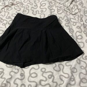 Forever 21 Black Flared Mini Skirt